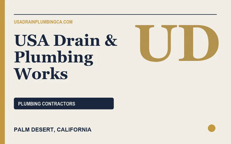 USA Drain & Plumbing Works in Palm Desert, California
