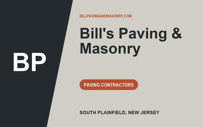 Bill's Paving & Masonry in South Plainfield, New Jersey