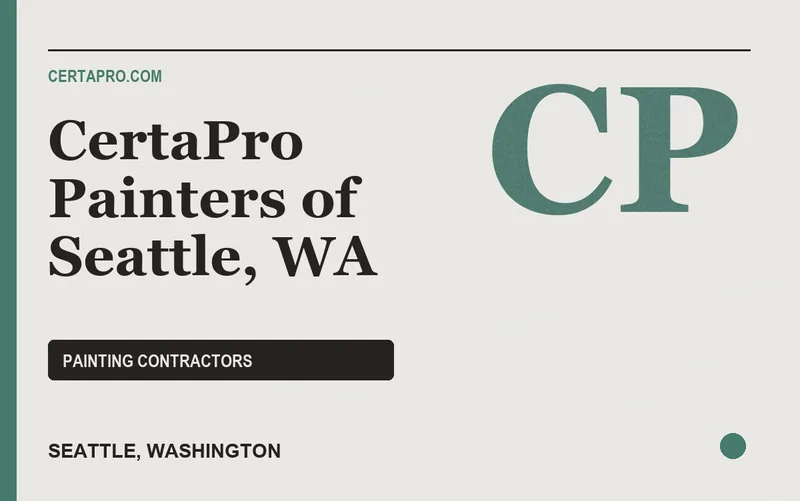 CertaPro Painters of Seattle, WA in Seattle, Washington