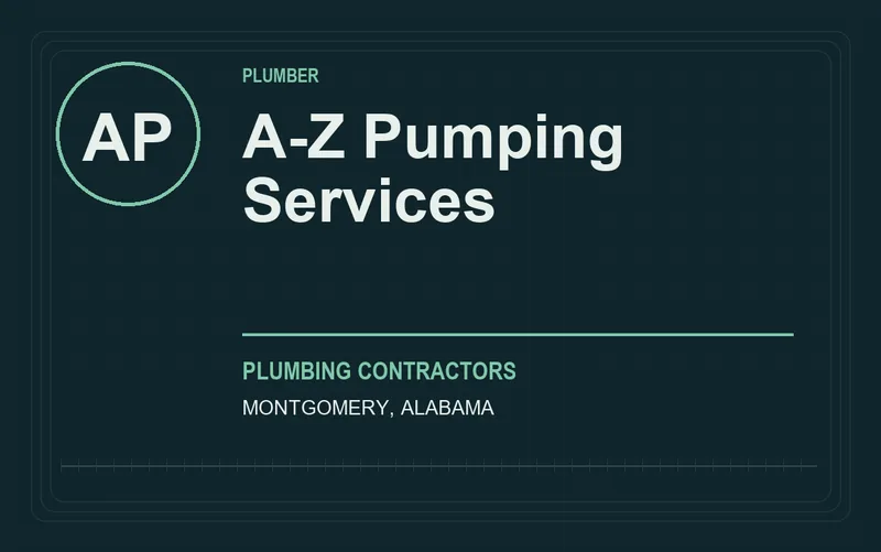 A-Z Pumping Services in Montgomery, Alabama