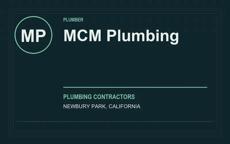 MCM Plumbing in Newbury Park, California