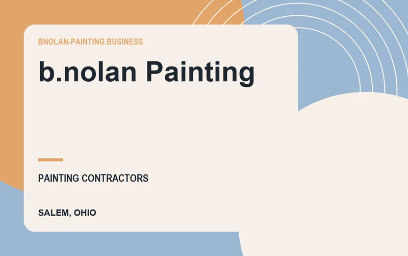 b.nolan Painting in Salem, Ohio