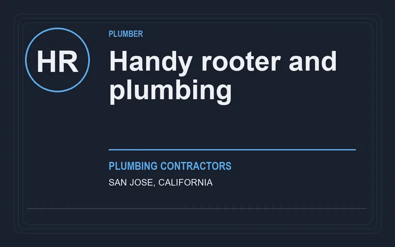 Handy rooter and plumbing in San Jose, California