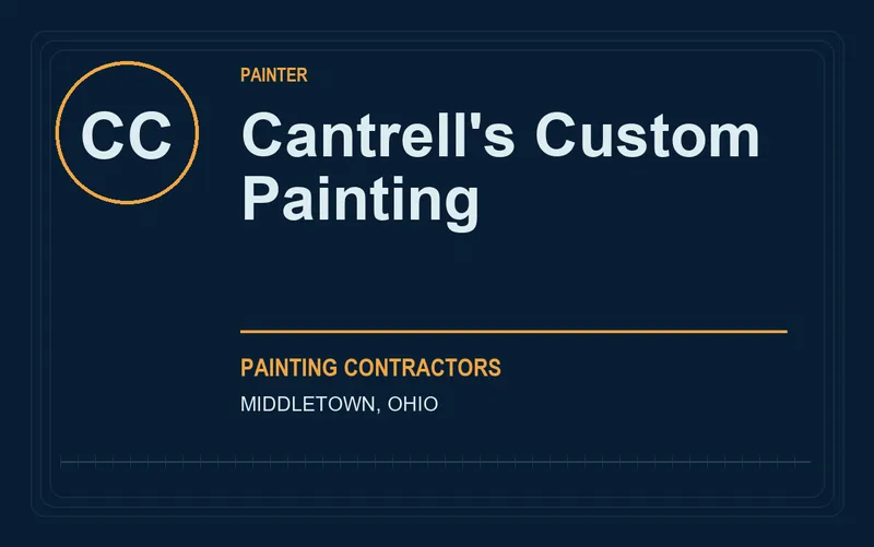 Cantrell's Custom Painting in Middletown, Ohio