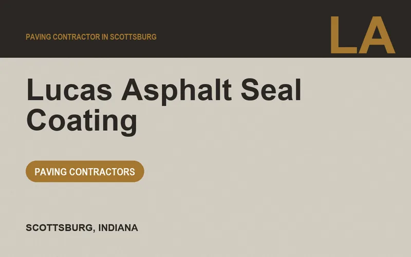 Lucas Asphalt Seal Coating in Scottsburg, Indiana