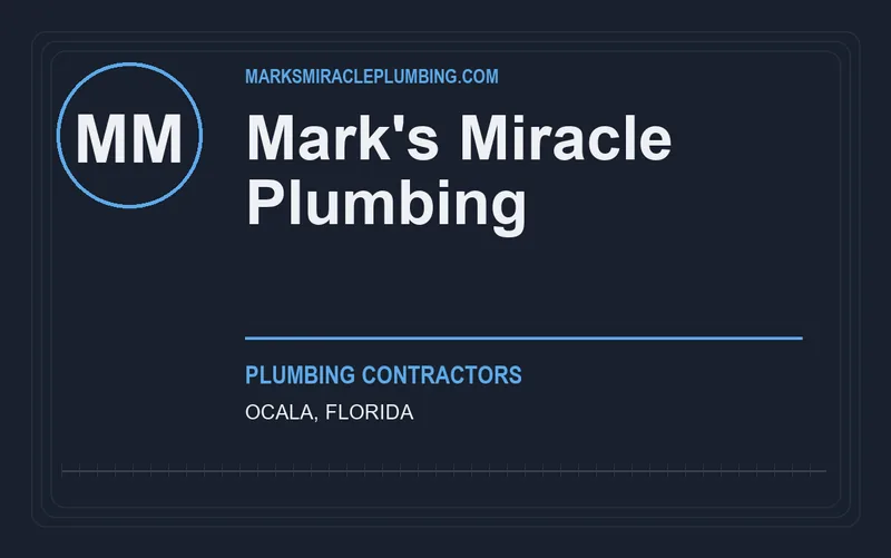 Mark's Miracle Plumbing in Ocala, Florida