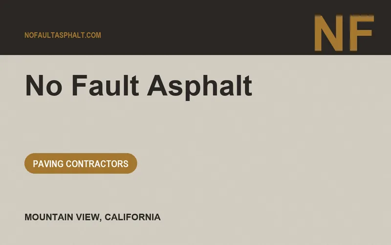 No Fault Asphalt in Mountain View, California