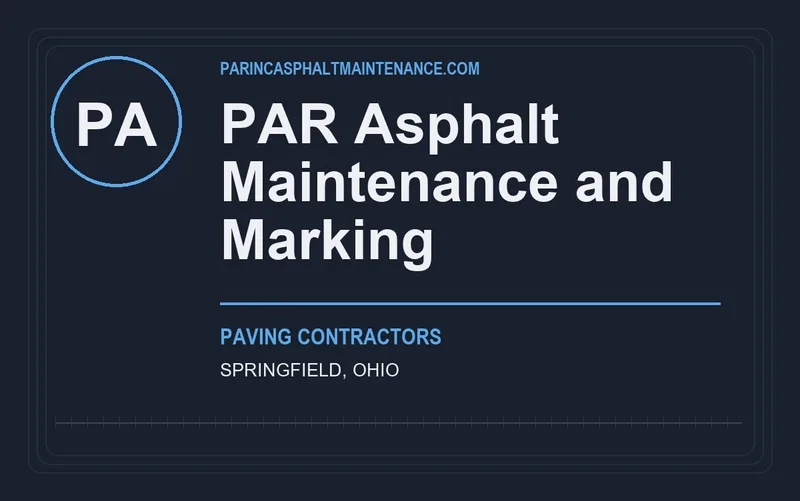 PAR Asphalt Maintenance and Marking in Springfield, Ohio