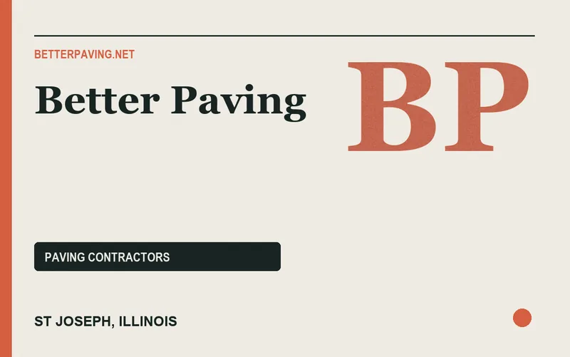 Better Paving in St Joseph, Illinois