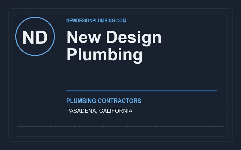 New Design Plumbing in Pasadena, California