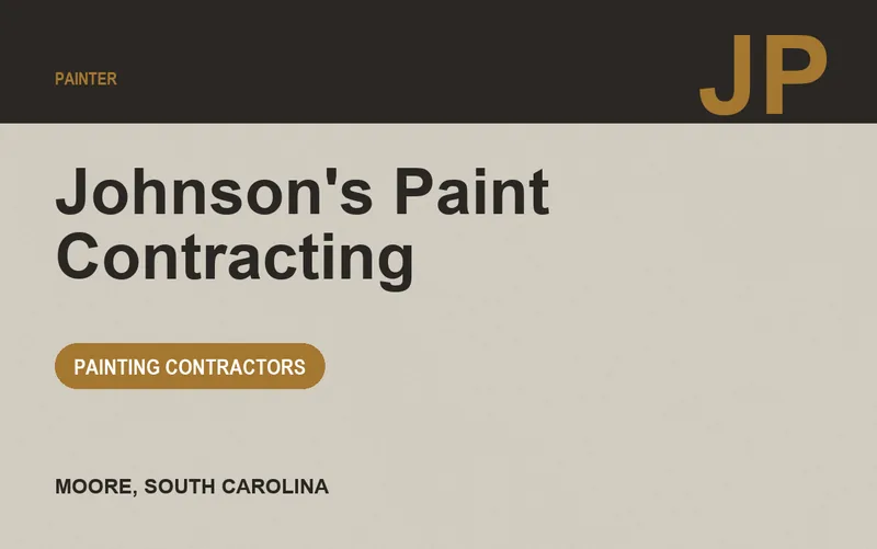Johnson's Paint Contracting in Moore, South Carolina