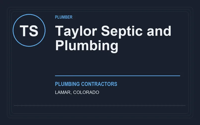 Taylor Septic and Plumbing in Lamar, Colorado
