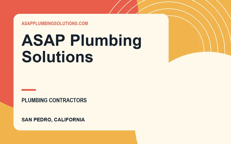 ASAP Plumbing Solutions in San Pedro, California