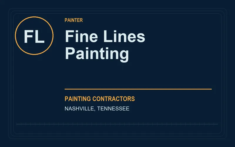 Fine Lines Painting in Nashville, Tennessee