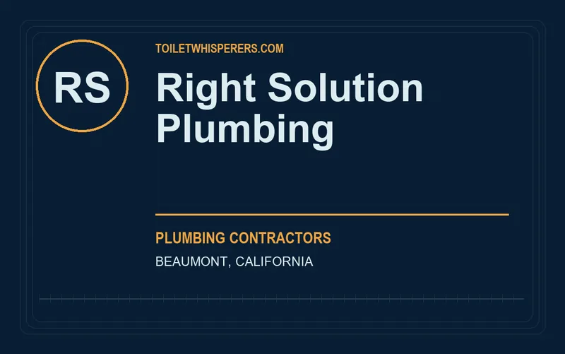 Right Solution Plumbing in Beaumont, California