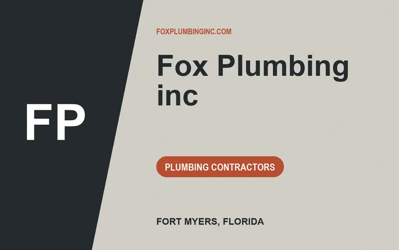 Fox Plumbing inc in Fort Myers, Florida