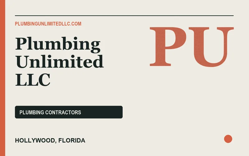 Plumbing Unlimited LLC in Hollywood, Florida