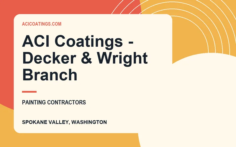 ACI Coatings - Decker & Wright Branch in Spokane Valley, Washington
