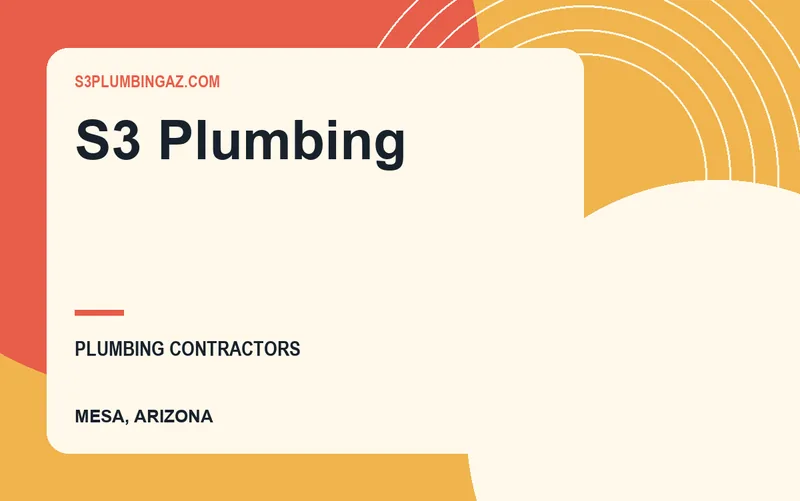 S3 Plumbing in Mesa, Arizona
