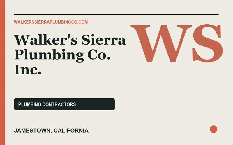 Walker's Sierra Plumbing Co. Inc. in Jamestown, California