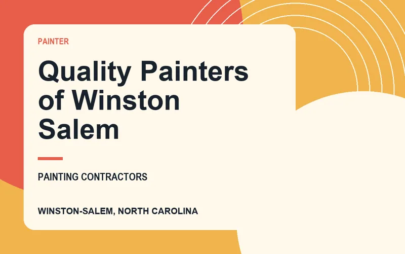 Quality Painters of Winston Salem in Winston-Salem, North Carolina