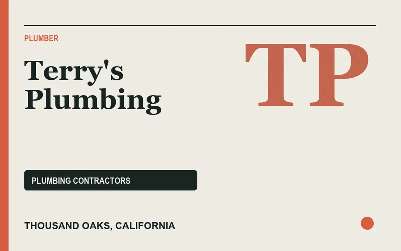 Terry's Plumbing in Thousand Oaks, California