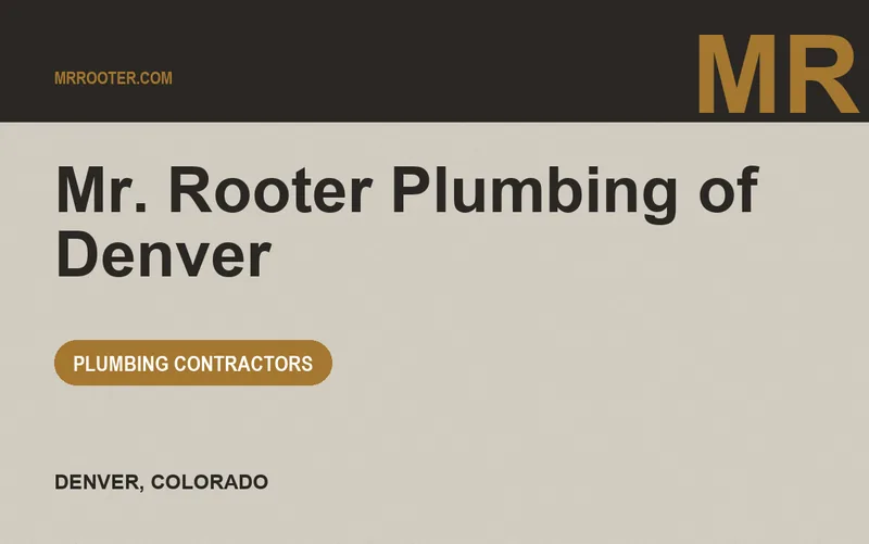 Mr. Rooter Plumbing of Denver in Denver, Colorado