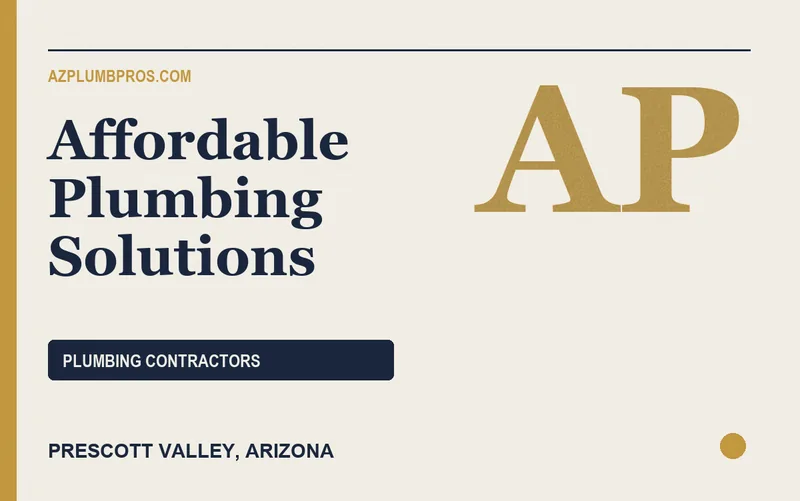 Affordable Plumbing Solutions in Prescott Valley, Arizona