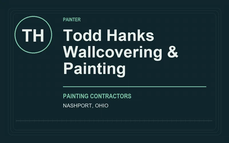 Todd Hanks Wallcovering & Painting in Nashport, Ohio