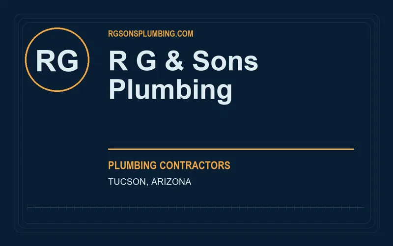 R G & Sons Plumbing in Tucson, Arizona