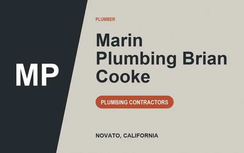 Marin Plumbing Brian Cooke in Novato, California