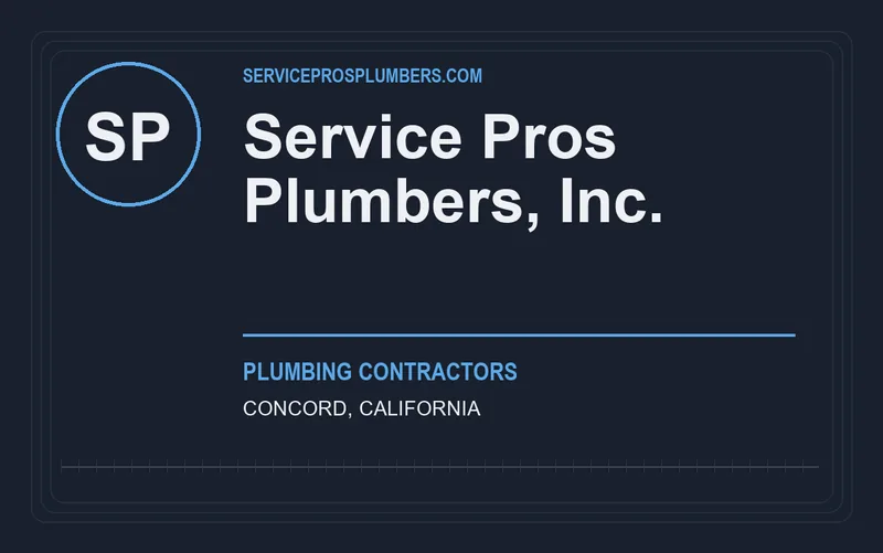 Service Pros Plumbers, Inc. in Concord, California