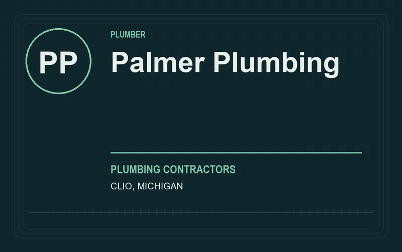 Palmer Plumbing in Clio, Michigan