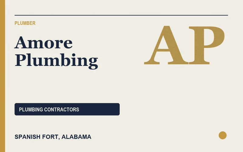 Amore Plumbing in Spanish Fort, Alabama