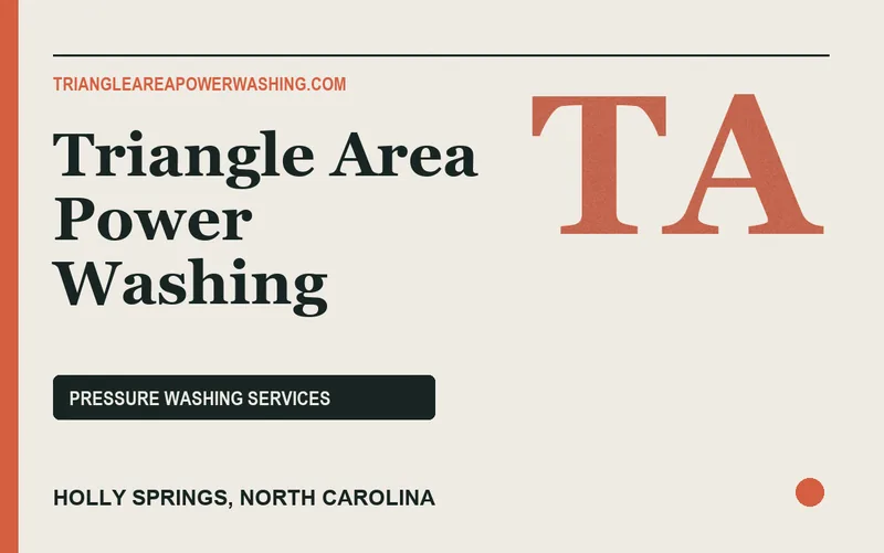 Triangle Area Power Washing in Holly Springs, North Carolina