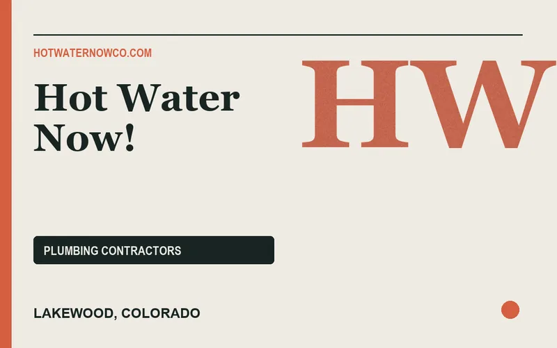Hot Water Now! in Lakewood, Colorado