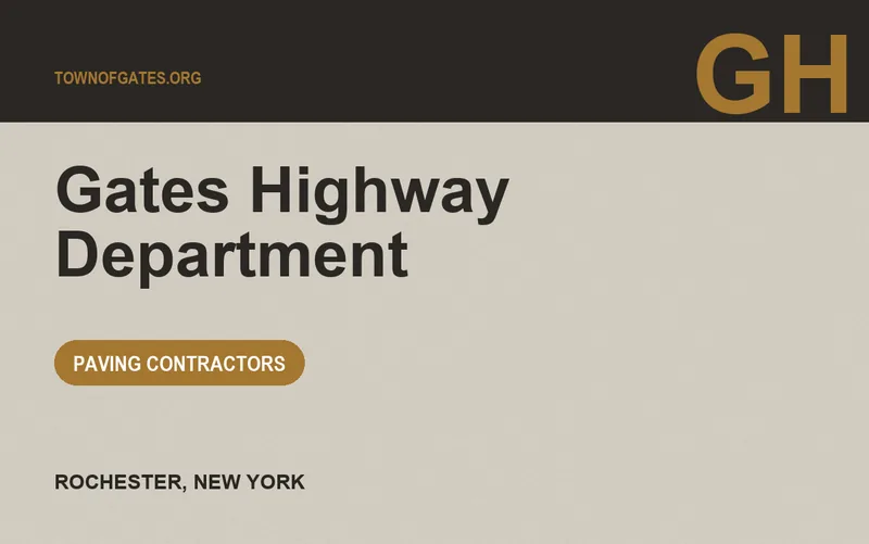 Gates Highway Department in Rochester, New York
