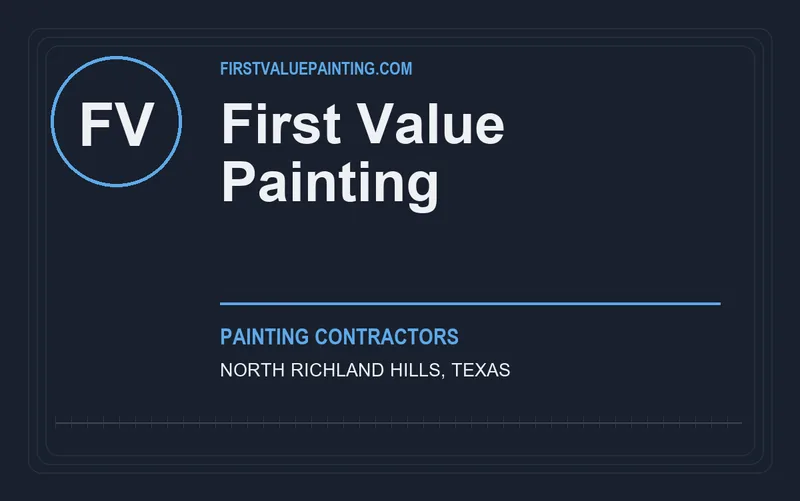 First Value Painting in North Richland Hills, Texas