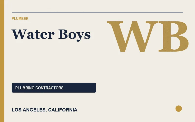 Water Boys in Los Angeles, California
