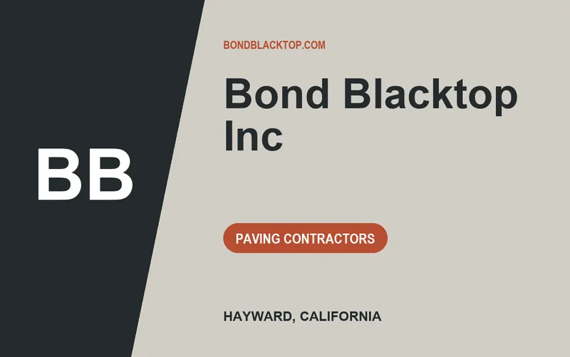 Bond Blacktop Inc in Hayward, California