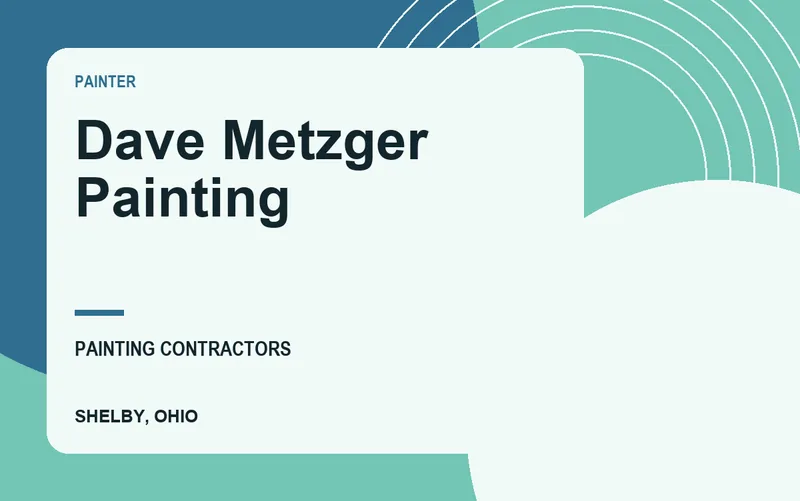 Dave Metzger Painting in Shelby, Ohio