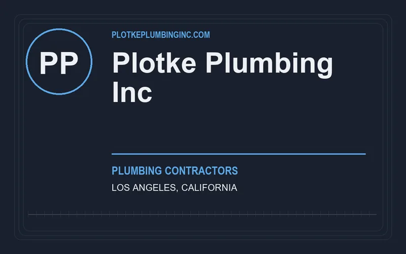 Plotke Plumbing Inc in Los Angeles, California