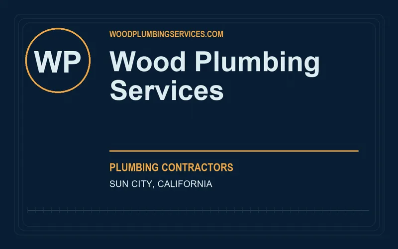 Wood Plumbing Services in Sun City, California