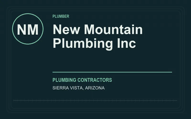 New Mountain Plumbing Inc in Sierra Vista, Arizona