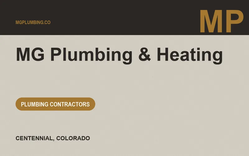 MG Plumbing & Heating in Centennial, Colorado