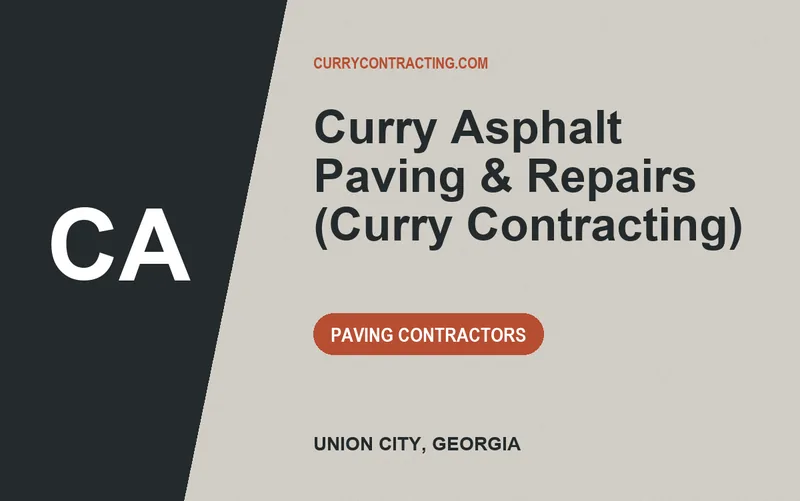 Curry Asphalt Paving & Repairs (Curry Contracting) in Union City, Georgia