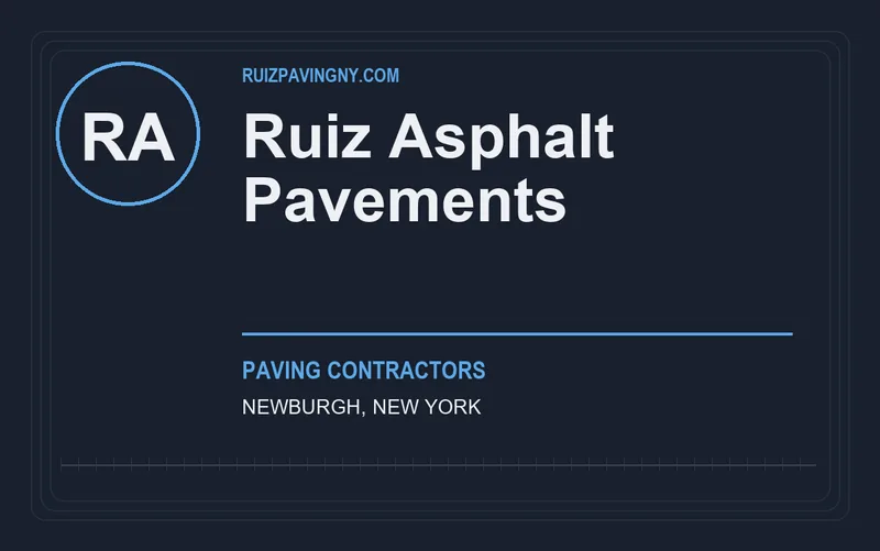 Ruiz Asphalt Pavements in Newburgh, New York
