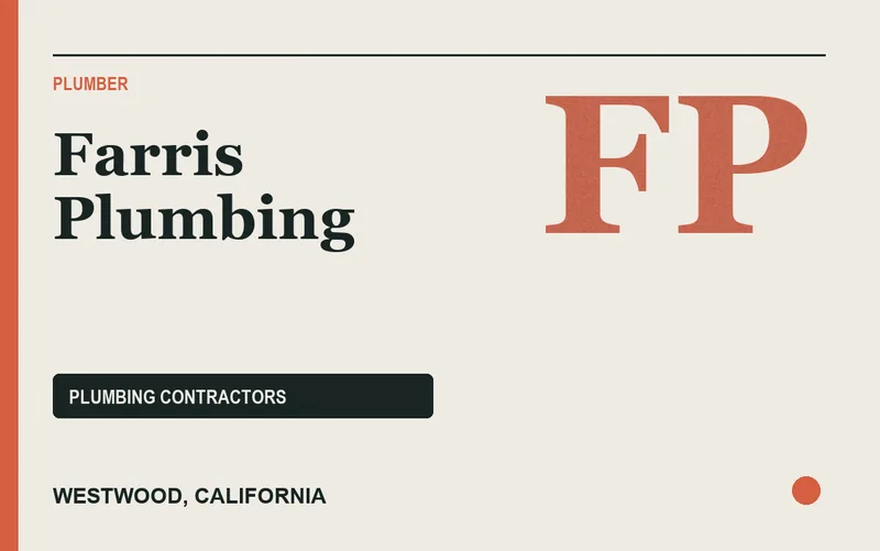 Farris Plumbing in Westwood, California