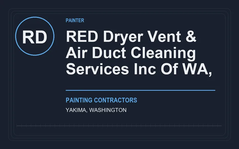 RED Dryer Vent & Air Duct Cleaning Services Inc Of WA, in Yakima, Washington
