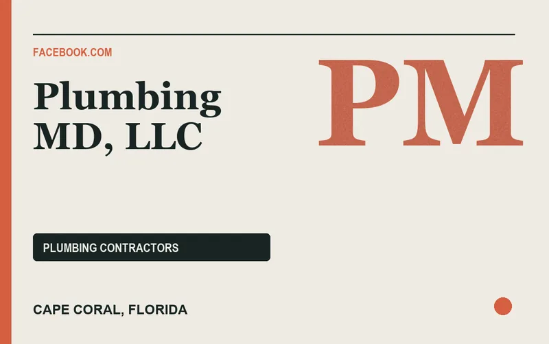 Plumbing MD, LLC in Cape Coral, Florida